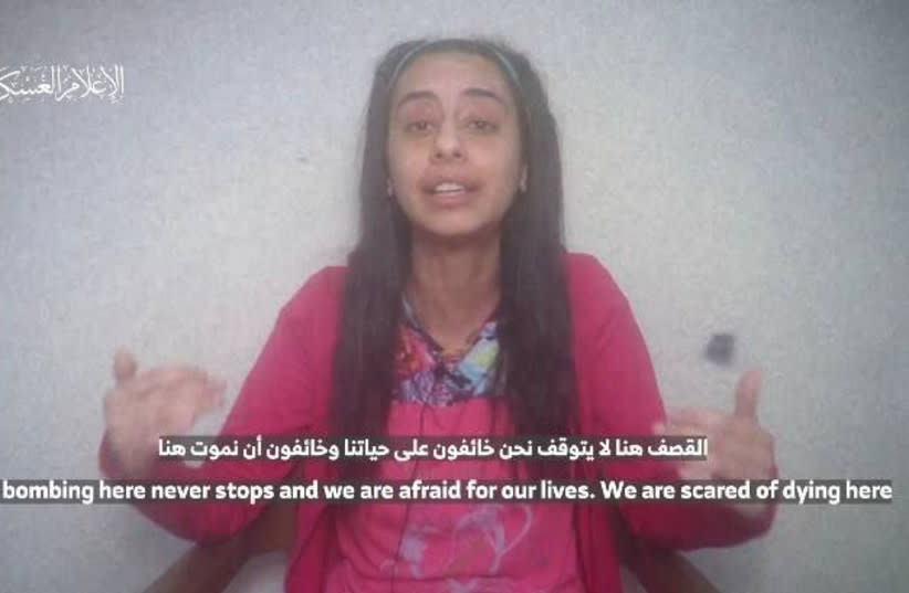 Hamás difundió un vídeo del rehén asesinado Eden Yerushalmi antes de su muerte, en el que daba un mensaje dirigido al primer ministro Benjamin Netanyahu.