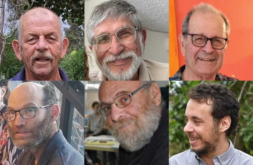 Las FDI recuperaron los cadáveres de los rehenes Yagev Buchshtab, Alexander Dancyg, Avraham Munder, Yoram Metzger, Nadav Popplewell y Haim Perry en la zona de Jan Yunis, en la Franja de Gaza.