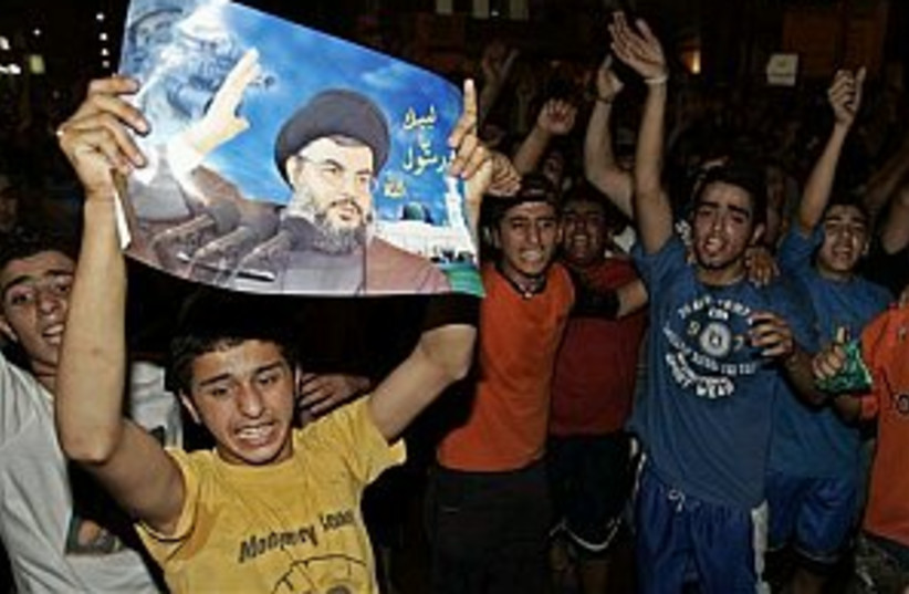 hizbullah riot 298 88 (photo credit: AP)