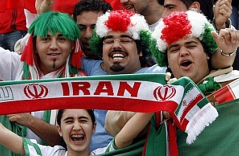 iran soccer fans 298.88 (photo credit: Associated Press)