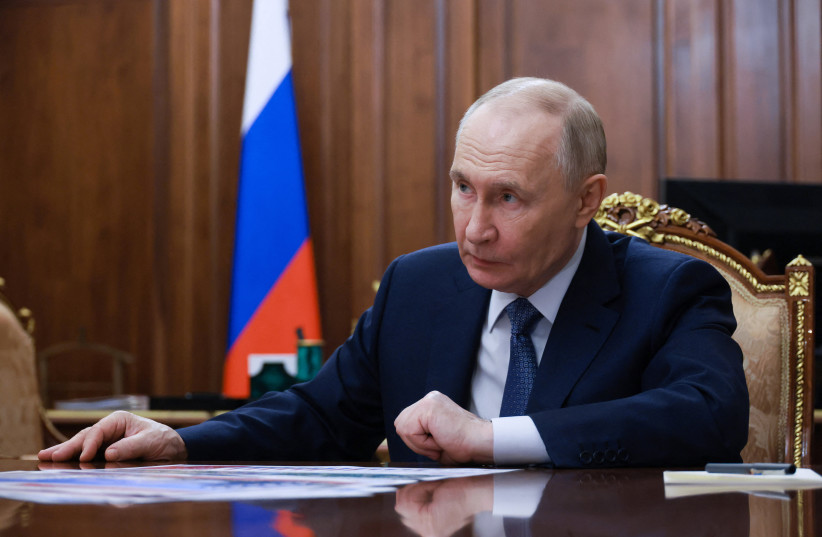 Russian President Vladimir Putin attends a meeting with Moscow Mayor Sergei Sobyanin at the Kremlin in Moscow, Russia February 9, 2026.
