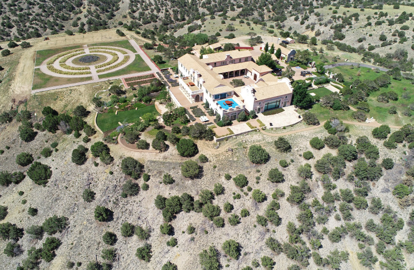 Zorro Ranch, one of the properties of financier Jeffrey Epstein, is seen in an aerial view near Stanley, New Mexico, July 15, 2019.