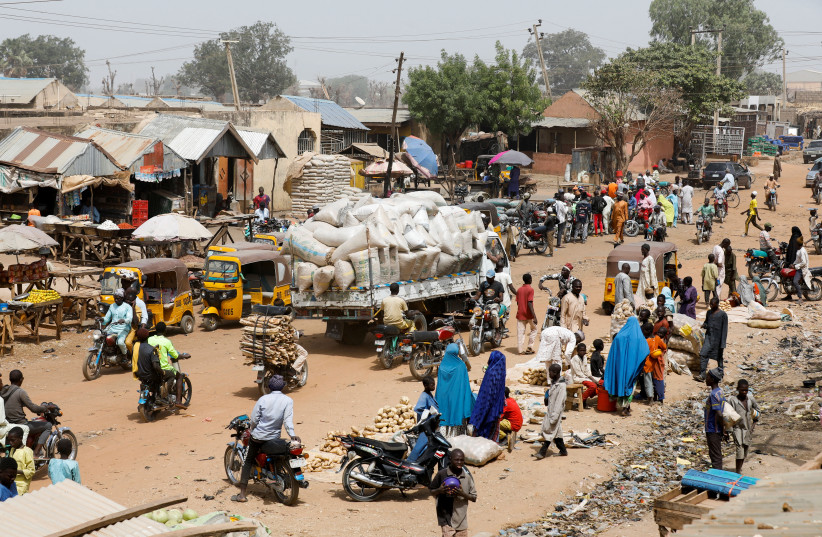 A view shows a market in Gusau, Zamfara, Nigeria, February 8, 2023.