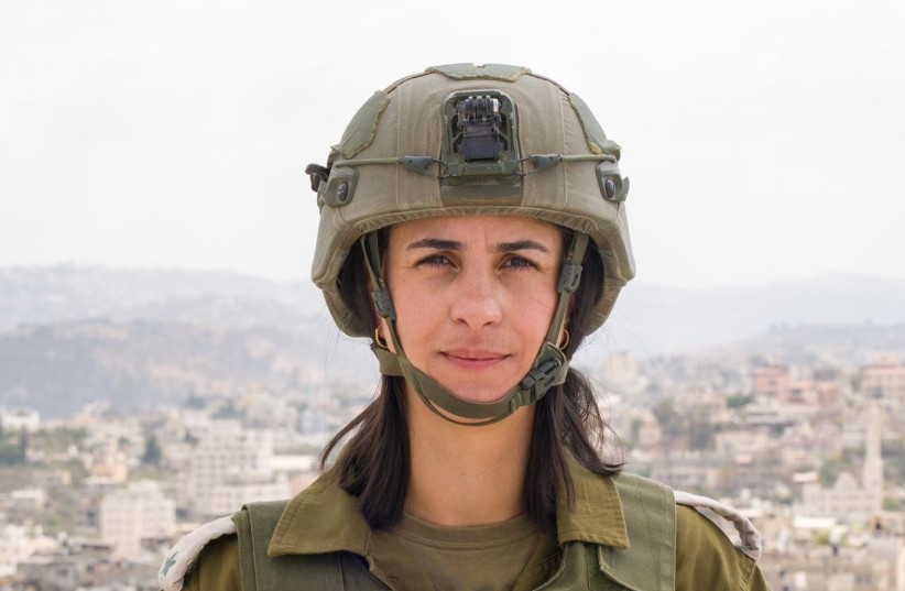 Captain Ella addresses her Arab-speaking followers from Tulkarm in the West Bank.