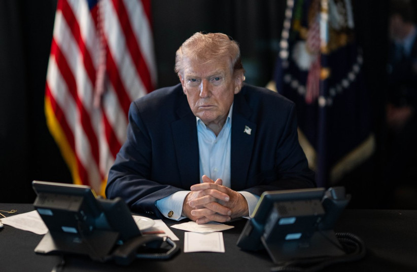 US President Donald Trump - Operation Epic Fury. March 2, 2026.  (credit: SCREENSHOT/ X / @WhiteHouse)