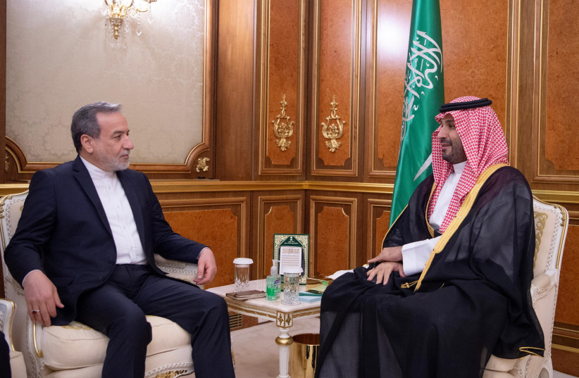 Saudi Crown Prince Mohammed bin Salman meets Iranian Foreign Minister Abbas Araghchi in Jeddah, Saudi Arabia, in July 2025. A 2023 deal between Saudi Arabia and Iran was marketed as a diplomatic masterstroke, but in light of recent events is collapsing.