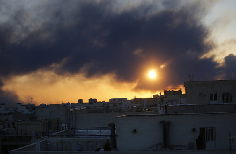 Thick smoke rises over western areas of Tehran following continued U.S. and Israeli strikes on the Iranian capital in Tehran, Iran, on March 03, 2026.