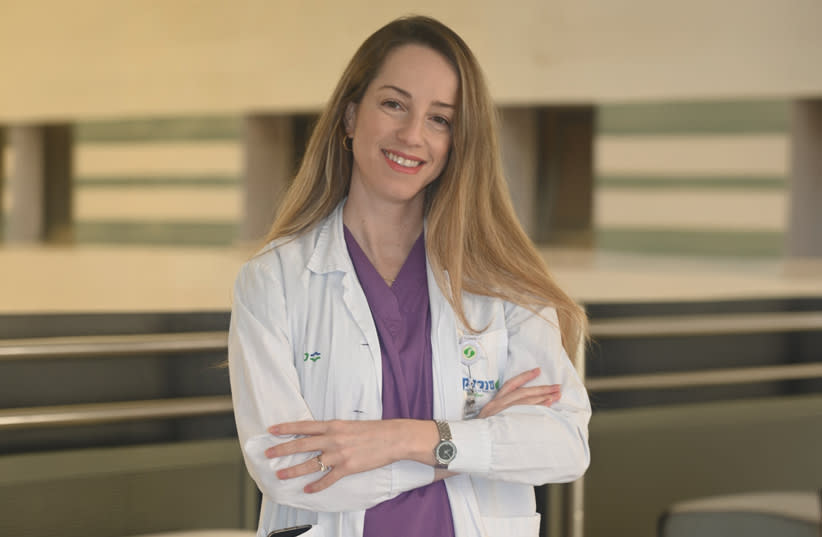 Dr. Katia Averbukh-Oren. ''Soroka is the only hospital providing life-saving services for the entire region.''