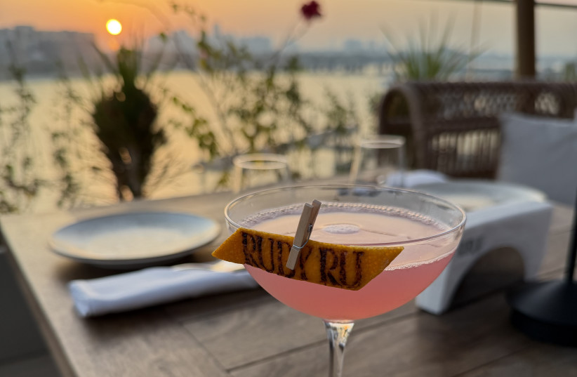 The first cosmo cocktail of the cruise to nowhere.