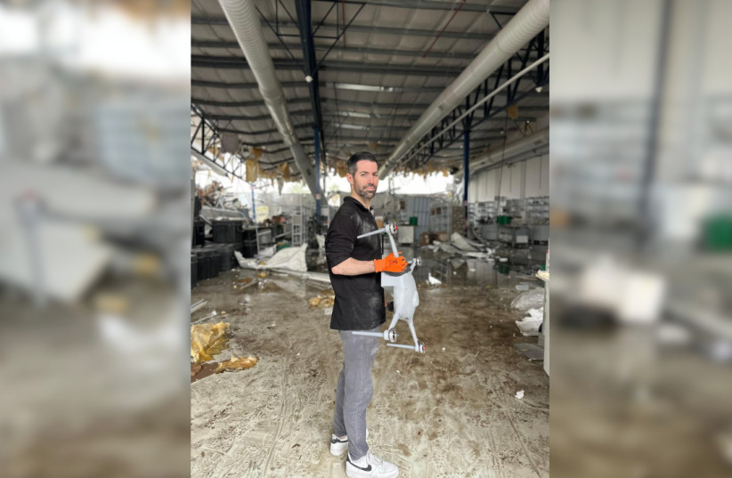 AeroSentinel’s production facility sustained heavy damage after an Iranian ballistic missile attack on central Israel on April 2, 2026.