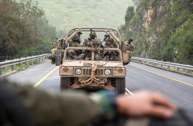 IDF soldiers of the Paratroopers Brigade, operating under the 98th Division, seen during operational activity in southern Lebanon, April 2026.