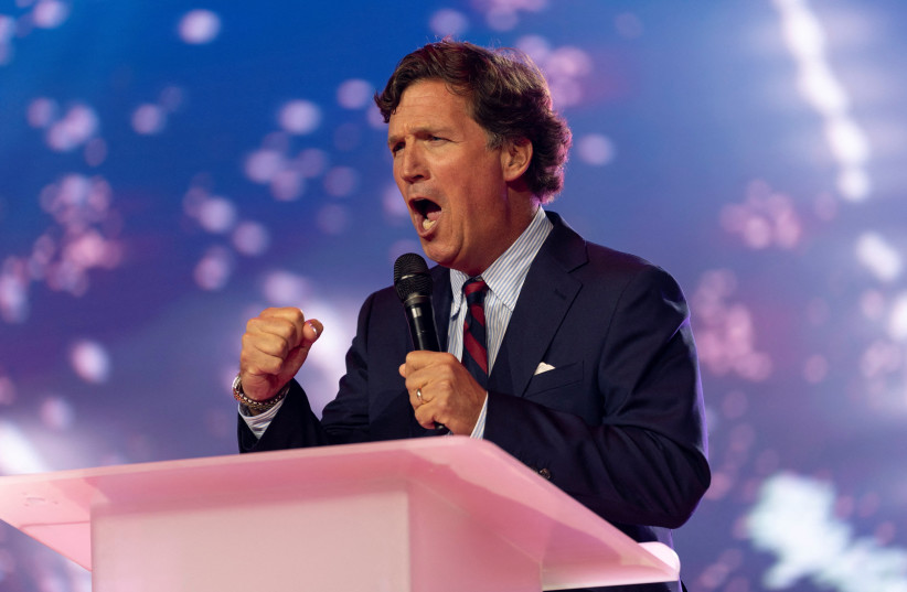 ‘Attempts by the likes of former US vice president Kamala Harris and polarizing commentator Tucker Carlson to convince the American public that the US was dragged into the war by Israel are but a cheap endeavor to gain favor in an arena where Israel-bashing is trendy,’ the writer says.