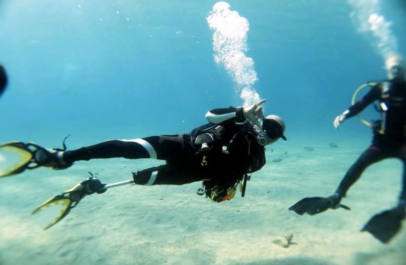 Scuba diving is just one of 12 outdoor sports offered to 6,000 Etgarim participants each year.