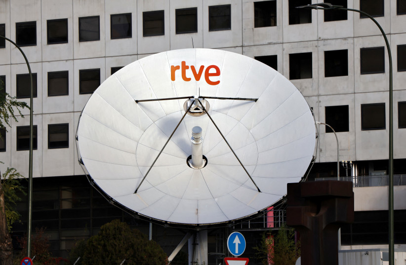 This picture taken on December 5, 2025, shows a view of the headquarter of Spain's public broadcaster RTVE in Madrid. Three countries pulled out of the Eurovision Song Contest after organisers opted not to vote on Israel's future participation, allowing it to take part in next year's event.