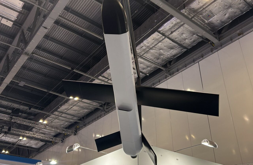 Skyhammer interceptor missile showcased at the DSEI exhibition