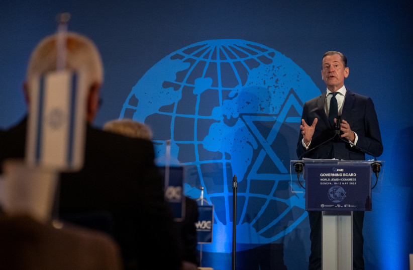 Mathias Dopfner, CEO of Axel Springer, speaking ath the World Jewish Congress in Geneva.