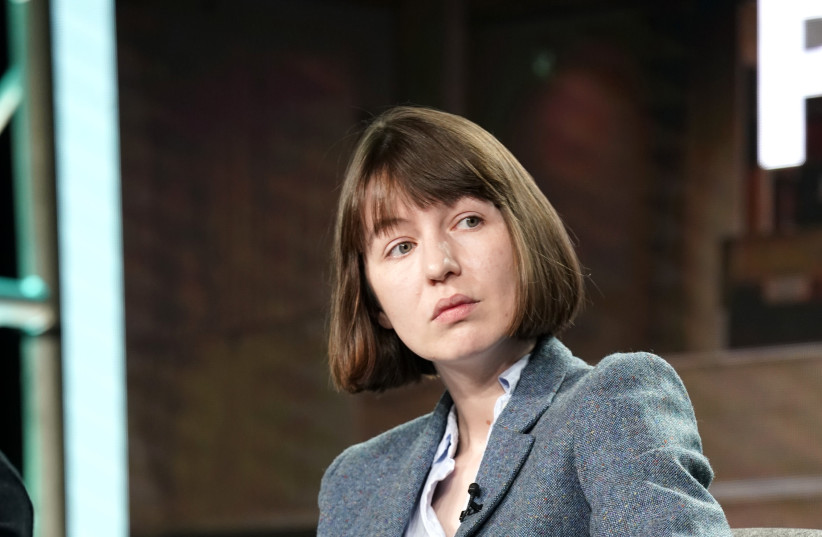 Sally Rooney speaks onstage during the Hulu Panel at Winter TCA 2020 at The Langham Huntington, Pasadena on January 17, 2020 in Pasadena, California.