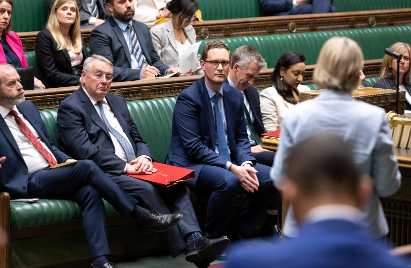 Chief Secretary to the Prime Minister, Darren Jones MP (Bristol North West, Labour), looks on at the House of Commons in London, Britain, June 1, 2026.