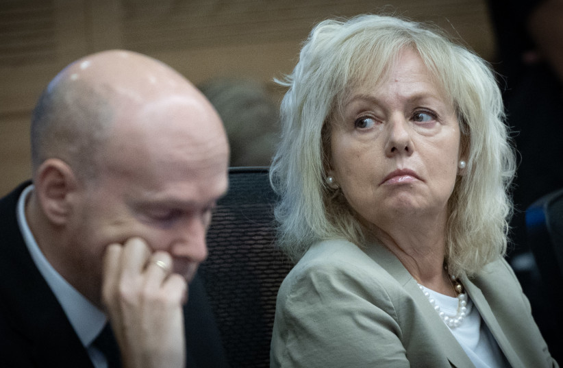 Israeli attorney general Gali Baharav Miara attends a House committee meeting at the Knesset, the Israeli Parliament in Jerusalem on, June 8, 2026.