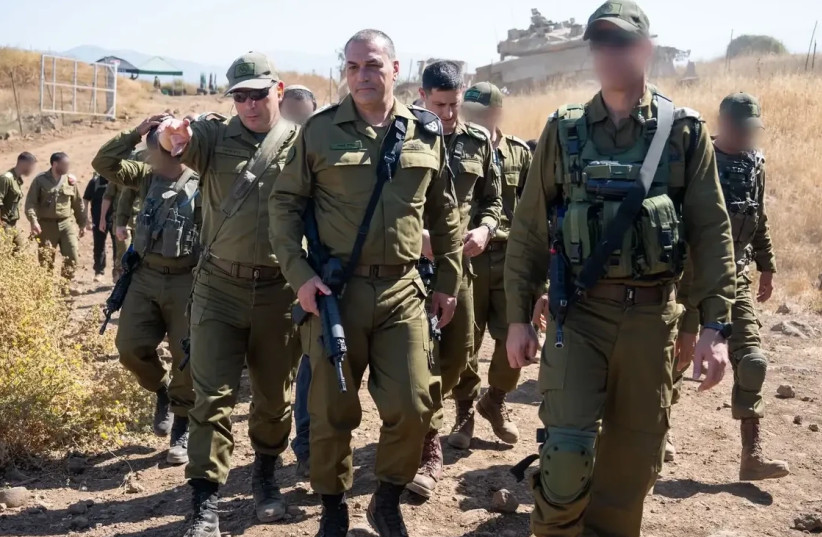 IDF Chief of Staff Lt.-Gen. Eyal Zamir in the North on June 9, 2026.