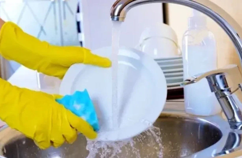 Doing the dishes