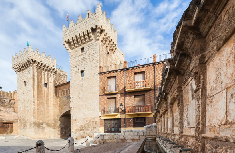 A gate of the Medieval defensive enclosure in Daroca, Zaragoza, Spain.