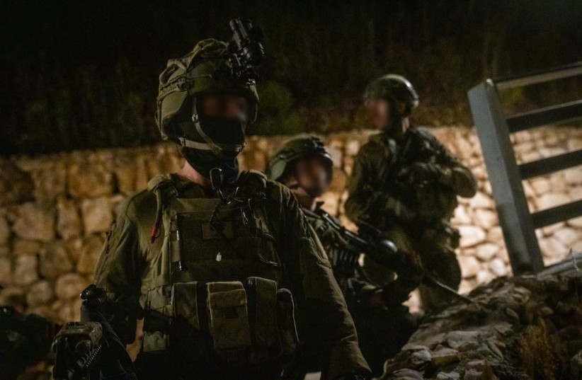 IDF troops operating in the Wadi Saluki area of southern Lebanon.