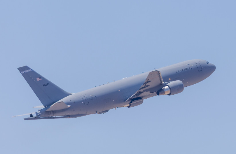 Airplanes take off from Ben Gurion Internationalo Airport on June 8, 2026.