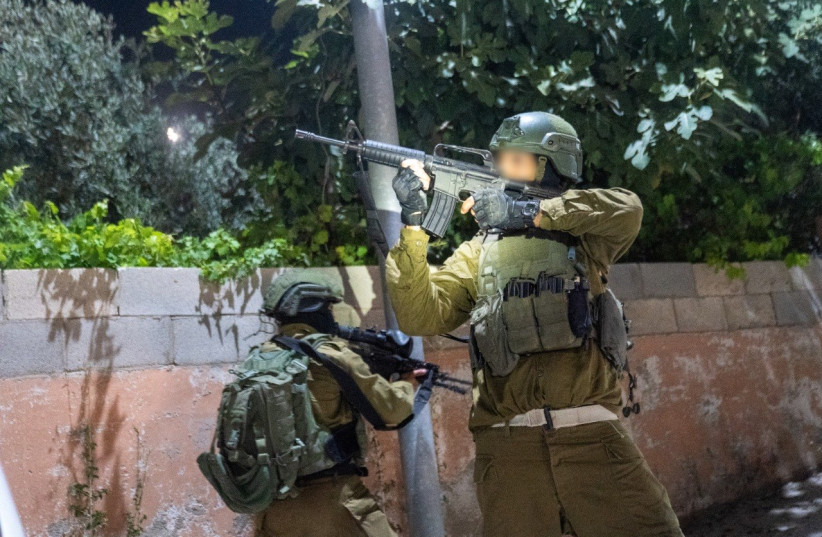 IDF soldiers arrest twenty suspects in overnight raids across West Bank, July 8, 2026.