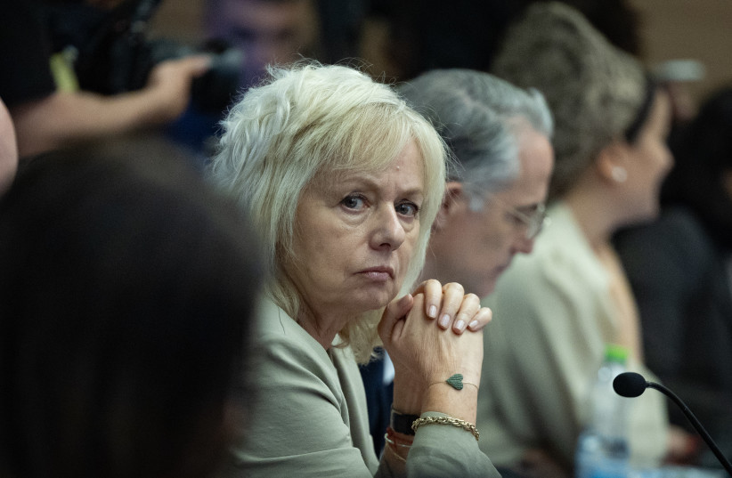 Attorney-General Gali Baharav-Miara attends a House committee meeting at the Knesset, the Israeli Parliament in Jerusalem on, June 8, 2026.