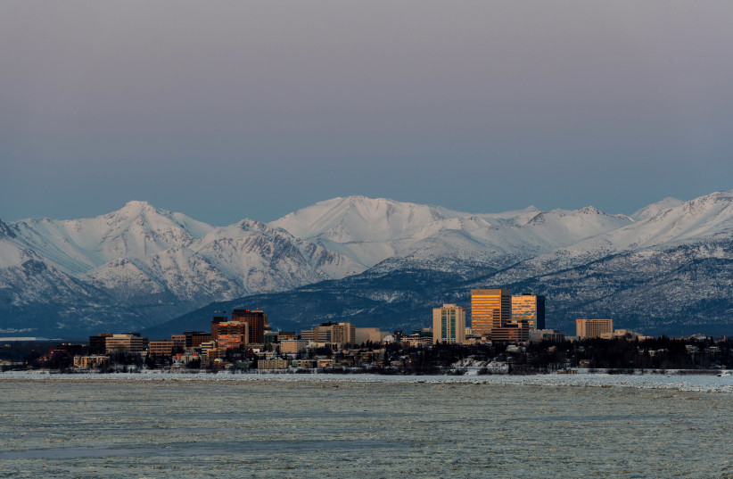  A general view of downtown Anchorage, Alaska along the Knik Arm during the Fur Rendezvous on March 5, 2020. (credit: Lance King/Getty Images)