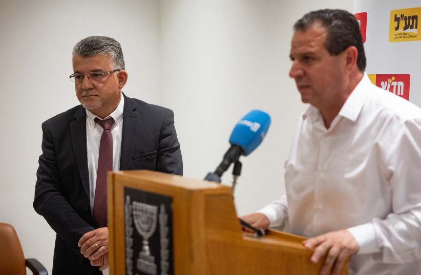 Yousef Jabareen attends Hadash–Ta'al faction meeting, at the Knesset, the Israeli parliament in Jerusalem, on May 25, 2026.
