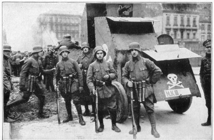 FREIKORPS PARAMILITARIES in Berlin, 1919.