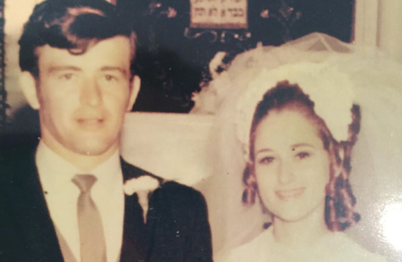 MORTON AND CAROLE PANCER on their wedding day in Maryland in 1969. The couple spent 57 years building a life together in the US before immigrating in August.