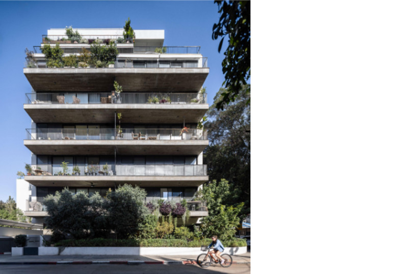 Modigliani 17, Tel Aviv. Completed Ram-Mograbi-Arditi project.