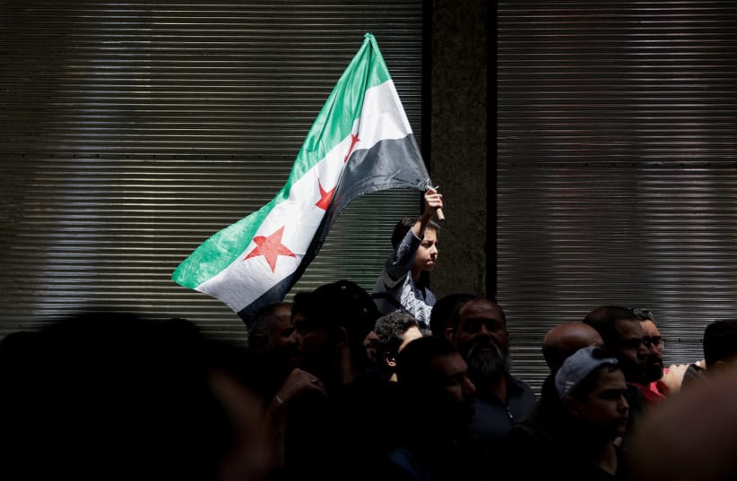 People celebrate arrest of 2013 Tadamon massacre key suspect Amjad Yousef, in Tadamon Friday, 24th April 2026