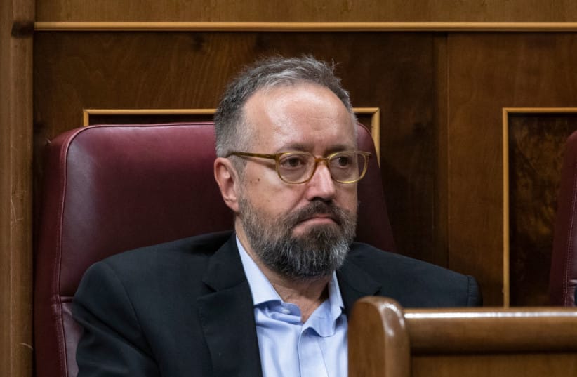 Member of Parliament for Ciudadanos (Citizens) party Juan Carlos Girauta attends to the first day of the investiture debate at the Spanish Parliament on July 22, 2019 in Madrid, Spain.