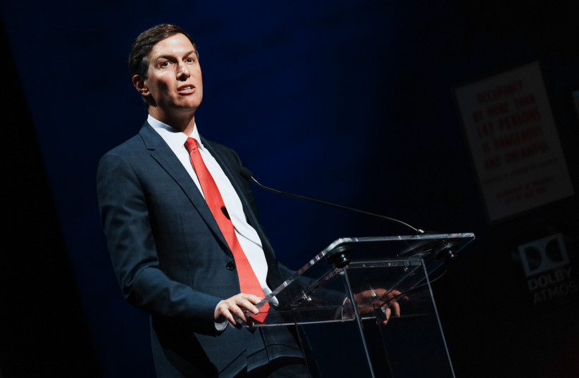 Jared Kushner, United States Special Envoy for Peace, speaks at a Board of Peace High Level Briefing on September 23, 2026 in New York City.