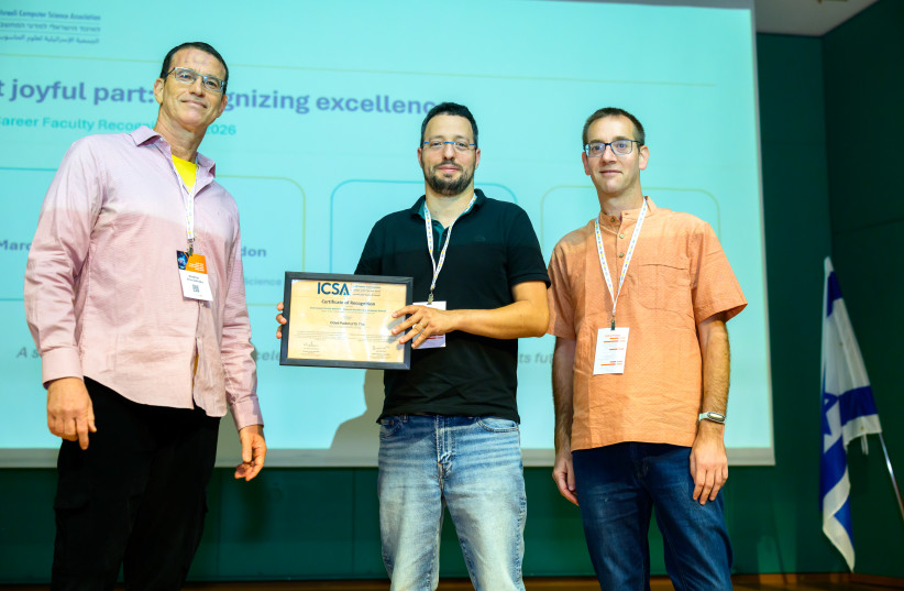 Recipients of the Israeli Computer Science Association's awards, October 8, 2026.