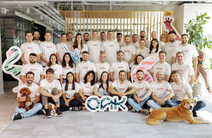 Team of Oak, the company ranked first on the LinkedIn 2026 top Israeli startups ranking.