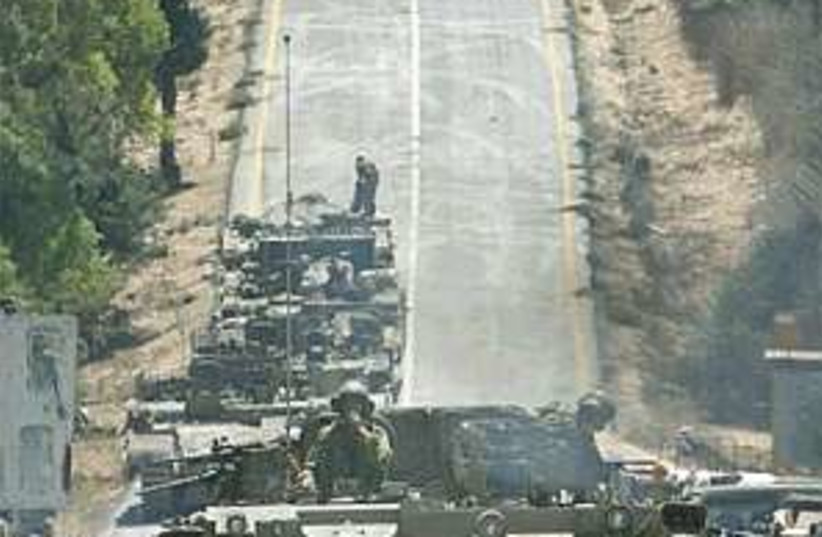 IDF armor lebanon 298.88 (photo credit: AP [file])