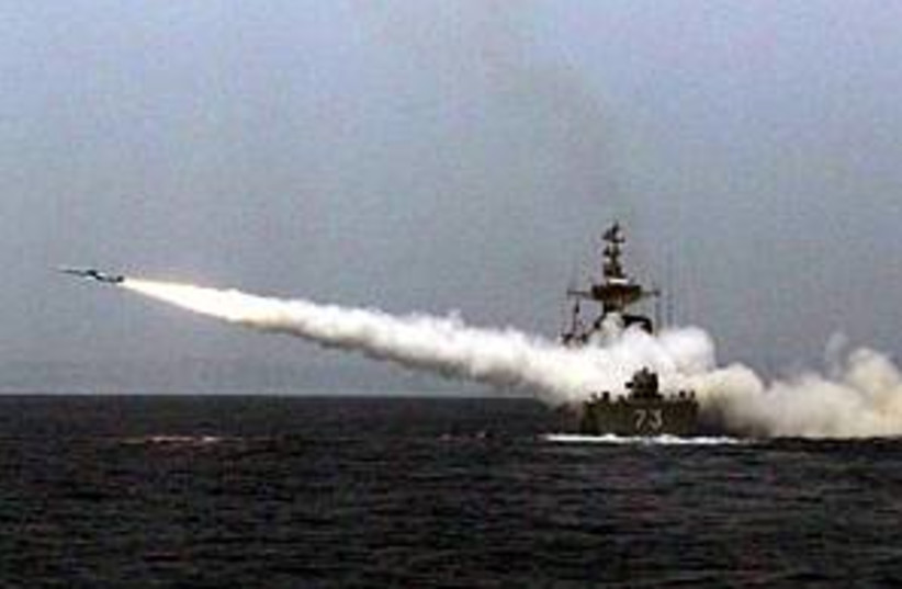 iran missile ship 298 ap (photo credit: AP)