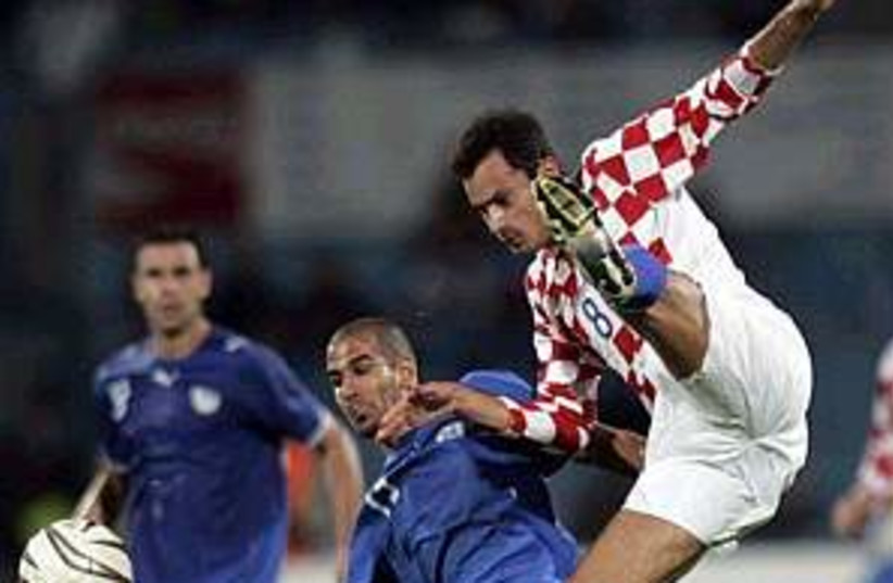 israel croatia soccer  (photo credit: AP)