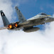  An Israeli F15 fighter jet takes off during a joint international aerial training exercise at Uvda military air base in southern Israel, dubbed ‘Blue Flag 2017.’ 