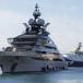  The superyacht Nord, reportedly owned by the sanctioned Russian oligarch Alexei Mordashov, is docked in the far eastern port of Vladivostok, Russia March 31, 2022. 