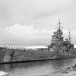  The Royal Navy battleship HMS Prince of Wales coming in to moor at Singapore, December 4, 1941. 