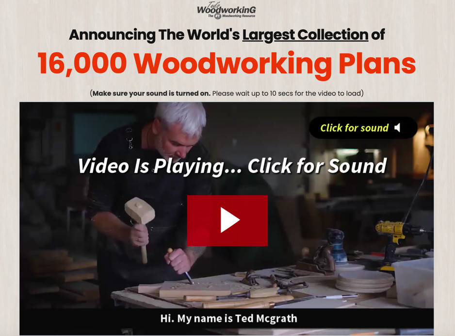  Teds Woodworking Plans (credit: PR)