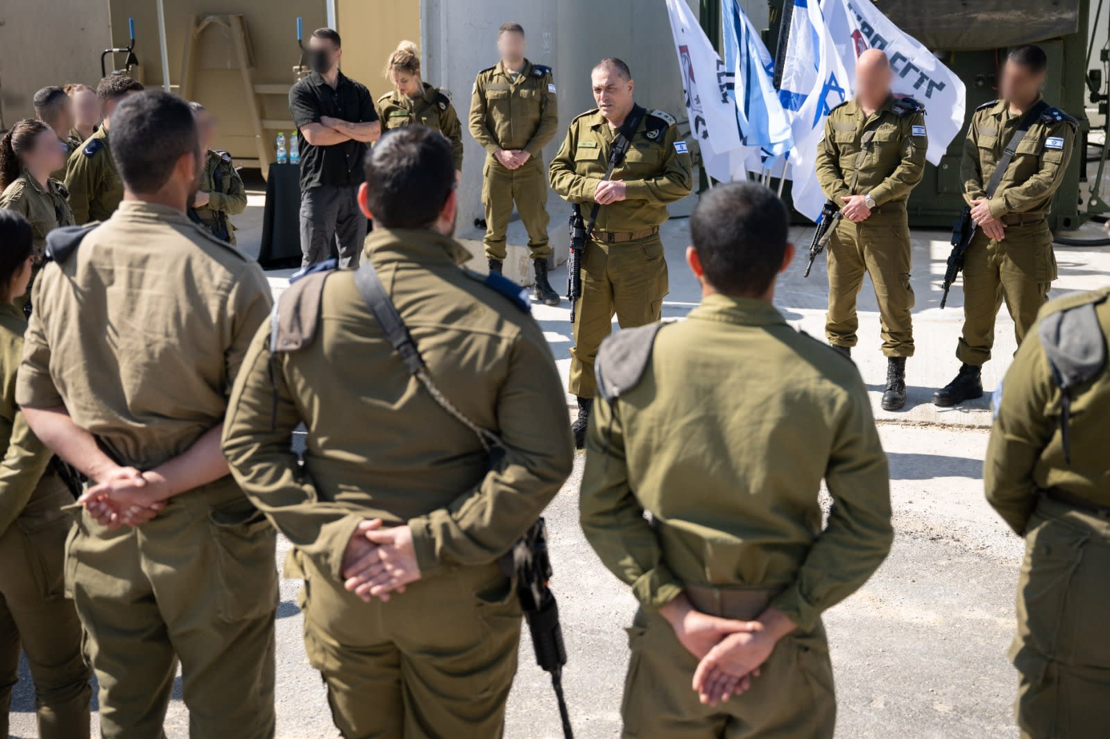IDF Chief-of-Staff Eyal Zamir visits Battalion 947 during a war with Iran, March 3, 2026 (photo credit: IDF SPOKESPERSON