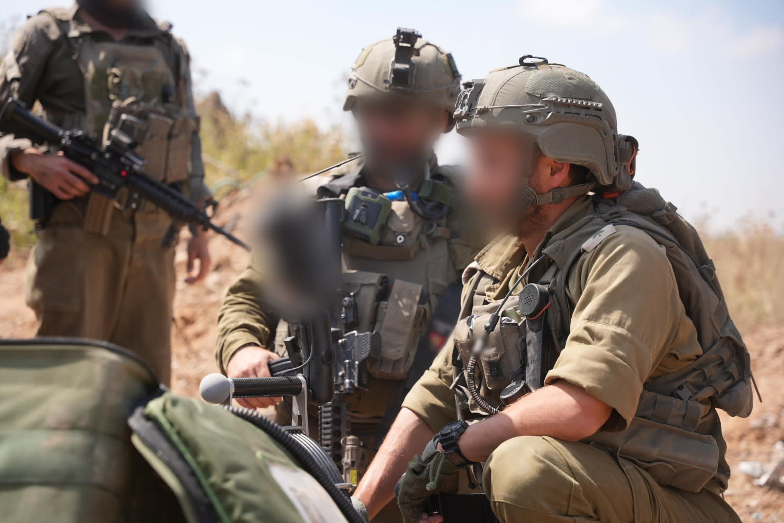 IDF soldiers work to clear the Beit Hanoun area. Images released on May 26, 2026. (photo credit: IDF SPOKESPERSON