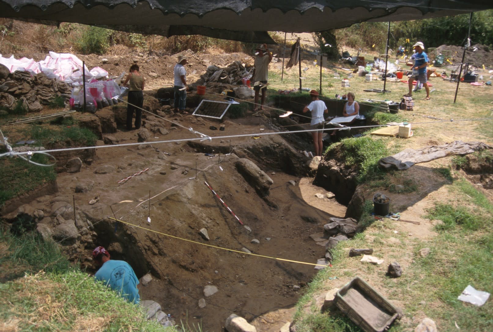 A general view of the excavation of Gesher B